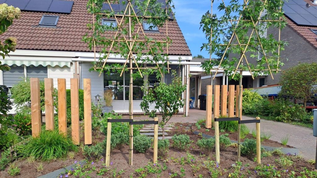 Hovenier nieuwe tuin aanleg in Stiens